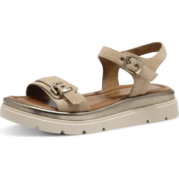 Dámské sandále DÁMSKÉ SANDÁLY TAMARIS 1-28700-44 435 BÉŽOVÁ Barva: BÉŽOVÁ, Velikost: 38