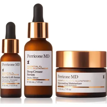 Pleťové sérum Perricone MD Essential Fx Acyl-Glutathione Perricone MD Essential Fx Acyl-Glutathione Serum hydratační sérum proti hlubokým vráskám 30 ml + Perricone MD Essential Fx Acyl-Glutathione Eyelid Lift Serum liftingové oční sérum 15 ml + Perricone MD Essential F