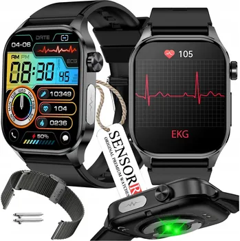 Hodinky Chytré Hodinky Sensorr Kardiowatch S-ET570R černé