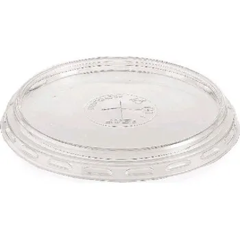 Jednorázové nádobí Víčko s křížovým otvorem na kel. KRYSTAL (pr. 84mm) / 73193