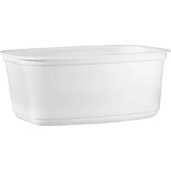 Dóza na potraviny Vanička na sádlo bílá / 250g 139x104x49mm