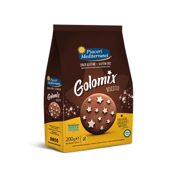 Piaceri Mediterranei GOLOMIX KAKAOVÉ SUŠENKY s hvězdičkami 200g