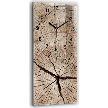 Hodiny Nástěnné hodiny Wallfluent, odstíny hnědé, 30 cm