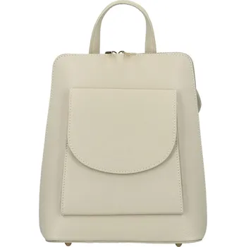 Městský batoh Stylový dámský kožený batoh Joshua, krémový