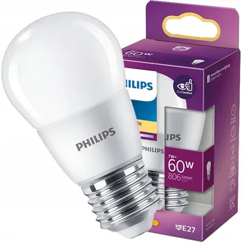 Žárovka LED žárovka Philips P48 E27 7 W = 60 W 806 lm 2700 K