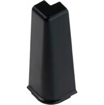 soklová lišta Vnější roh Cezar PVC 22 x 75, délka 2 cm, černý