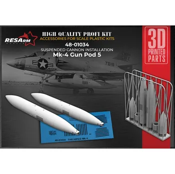 Plastikový model RESARM 1/48 Mk-4 Gun Pod 5