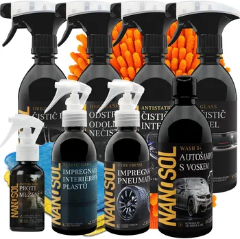 Sada na auto: KOMPLETní péče 11v1 NANOSOL