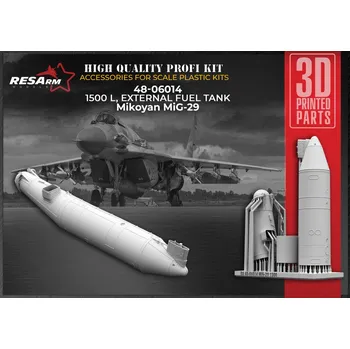 Plastikový model RESARM 1/48 MiG-29 SMT 1500l Fuel Tank