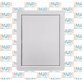 Revizní dvířka Revizní dvířka 300x200 mm bílá tlačný magnet (300*200 mm revizní dvířka bílá kovová tlačný magnet)