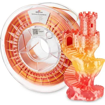 3D tisk Spectrum 3D filament, PLA Silk, 1,75mm, 1000g, 81017, fire-red