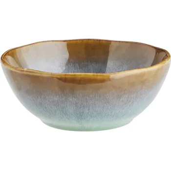 MADAM STOLTZ Kameninová miska Green Reactive Glaze Small