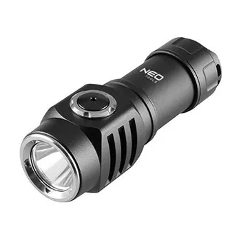 Svítilna Nabíjecí baterka, 1x800 mAh, hliník, černá, 500 lumenů, 10W