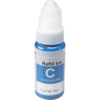 Inkoust Canon GI-490C kompatibilní azurový