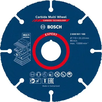 Řezný kotouč BOSCH Expert Carbide Multi Wheel 2 608 901 188 115 mm