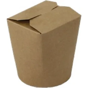 Jednorázové nádobí Food box Asia (PAP FSC Mix/PE) kraft 500ml / 76916