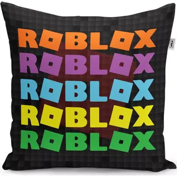 Polštář Dekorační polštář ROBLOX Barevný text - Sablio - 50x50 cm
