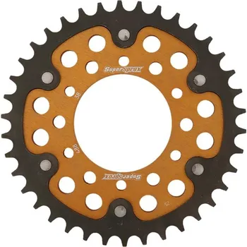 Řetězová sada pro motocykl Rozeta SUPERSPROX STEALTH RST-488:38-GLD zlatá 38 zubů, 530 RST-488:38-GLD