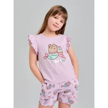 Dívčí sukně Sinsay - Kraťasy Pusheen the Cat - levandulová - 777EV-04X - 777EV-04X-128