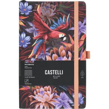Zápisník Castelli Eden Wild Garden L linkovaný zápisník
