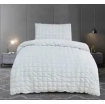 JAHU Krepové povlečení Naomi stříbrná 140x200, 70x90CM