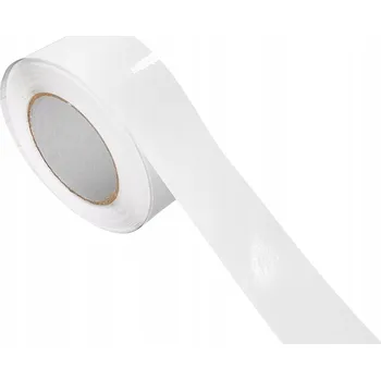 Okenní dekorace Bílá lesklá dýha na nábytek Fólie Dekorativní páska Samolepicí 5 cm