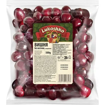 Ovoce Mražené višně bez pecek 500g Lukoshko