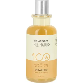 Koupelová kosmetika Vivian Gray True Nature Cedar & Patchouli osvěžující sprchový gel 300 ml