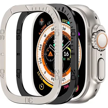 Kovová Luneta S Ochranou Displeje Apple Watch Ultra 2 Barva: Černá