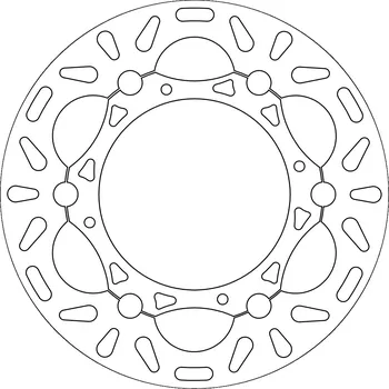 Brzdový kotouč brzdový kotouč plovoucí, NEWFREN HONDA XR 400 R 1996-2002