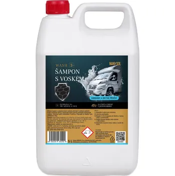 Autošampón Šampon s voskem WASH 3+ na karavany a obytné přívěsy 5L NANOSOL