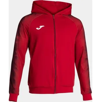 Pánská/Chlapecká sportovní mikina JOMA ELITE XI ZIP-UP HOODIE RED Velikost: M, Barva: RED
