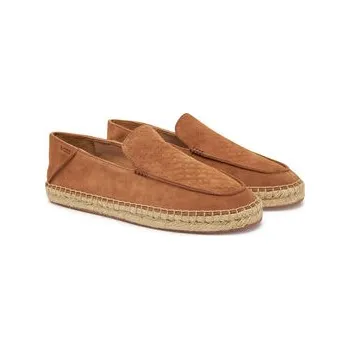 Pánské polobotky Espadrilky BOSS Madeira Slon 50541781 Hnědá 44