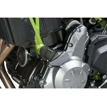 Pádové protektory rámu puig r19 9355n černý s šedou gumou