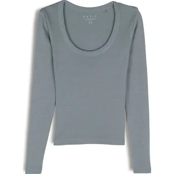 Dámské oblečení GATE Základní triko s dlouhým rukávem 42 624-1404/855