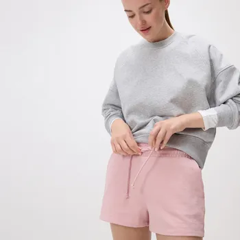 Dámské kraťasy Reserved - Bavlněné šortky - pudrově růžová - YH614-39X - YH614-39X-S