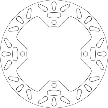 Brzdový kotouč brzdový kotouč, NEWFREN HONDA CR 125 R 1998-2001