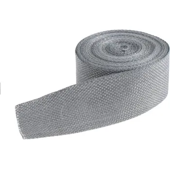 Výfuk pro motocykl Louis Omotávka na výfuk antracitová (šedá) - šířka 50 mm