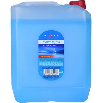 Mýdlo Tekuté mýdlo VIONE s perletí - modré MOŘE 5 l