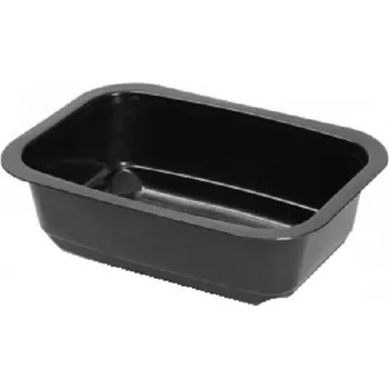 Miska 350ml černá / na zatavení 160x110x47mm / 15112