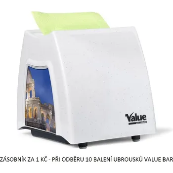 Zásobník na ubrousky Value Bar 11x21cm mramorový