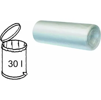 Pytle na odpadky HDPE sáček na odpad transparent 50x60cm - 30l