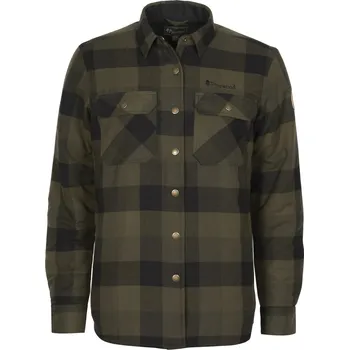 Pánská košile Pinewood Dámská lovecká košile Canada Classic 2.0 Velikost: XS Green/black
