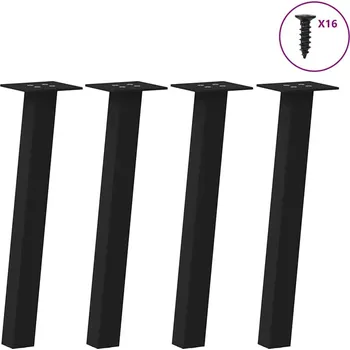Konferenční stolek vidaXL Nohy konferenčního stolku 4 ks ocel 30 cm ocel [4012484] Barva: Černá