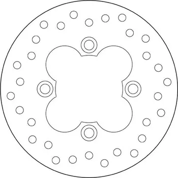 Brzdový kotouč Brzdový kotouč BREMBO 68B40720 fix HONDA CN 250 Helix 1988-1999