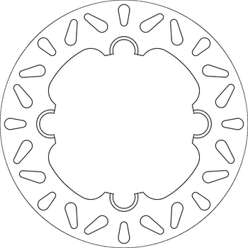 Brzdový kotouč brzdový kotouč, NEWFREN HUSQVARNA TC 510 - od 2004 2004-2004