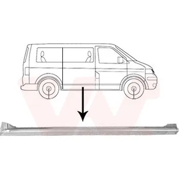 Blatník karosérie VAN WEZEL Boční stěna 5896120