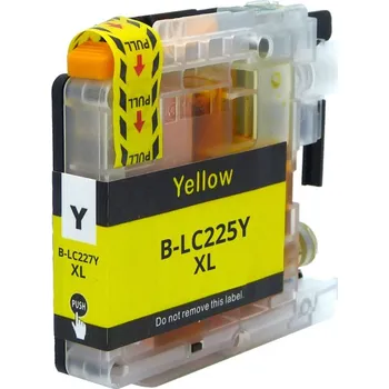 Cartridge Brother LC-225XLY - LC225XLY kompatiblní žlutá