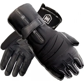 Moto rukavice SPARK Pánské moto rukavice Cyber Gear Texa Uni, černo-stříbrné Velikost: XS