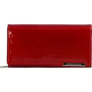 Peněženka Luxusní velká dámská kožená peněženka Somra, červená